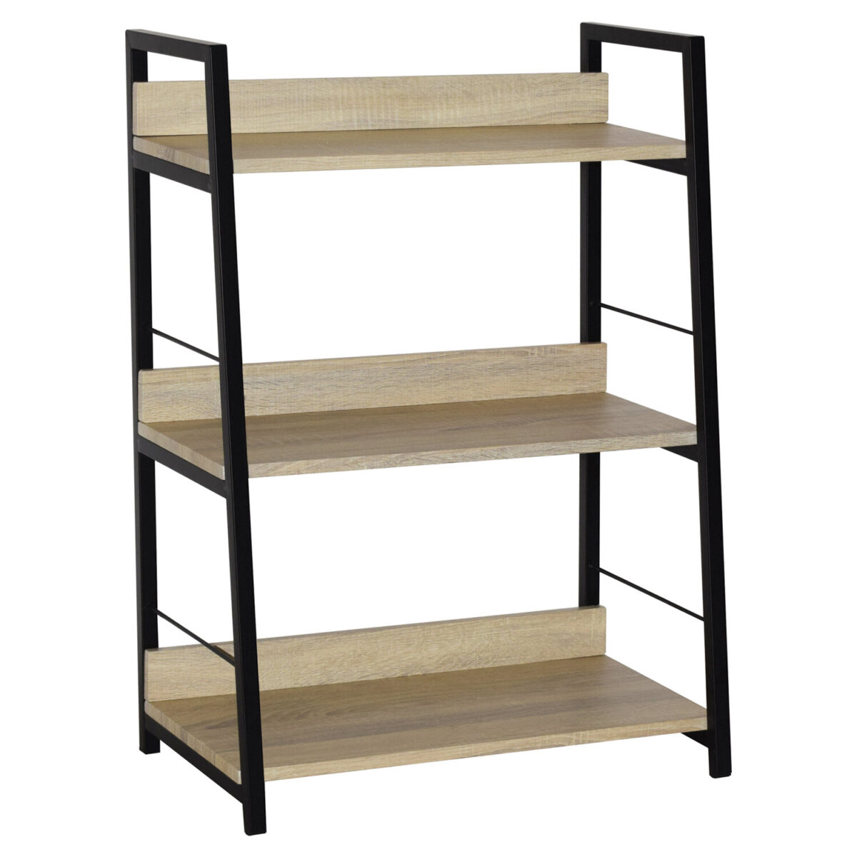 Стеллаж на металлокаркасе BRABIX "LOFT SH-002", 600х350х845 мм, цвет дуб натуральный, 641233 — изображение 2