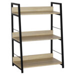 Стеллаж на металлокаркасе BRABIX "LOFT SH-002", 600х350х845 мм, цвет дуб натуральный, 641233 — изображение 2