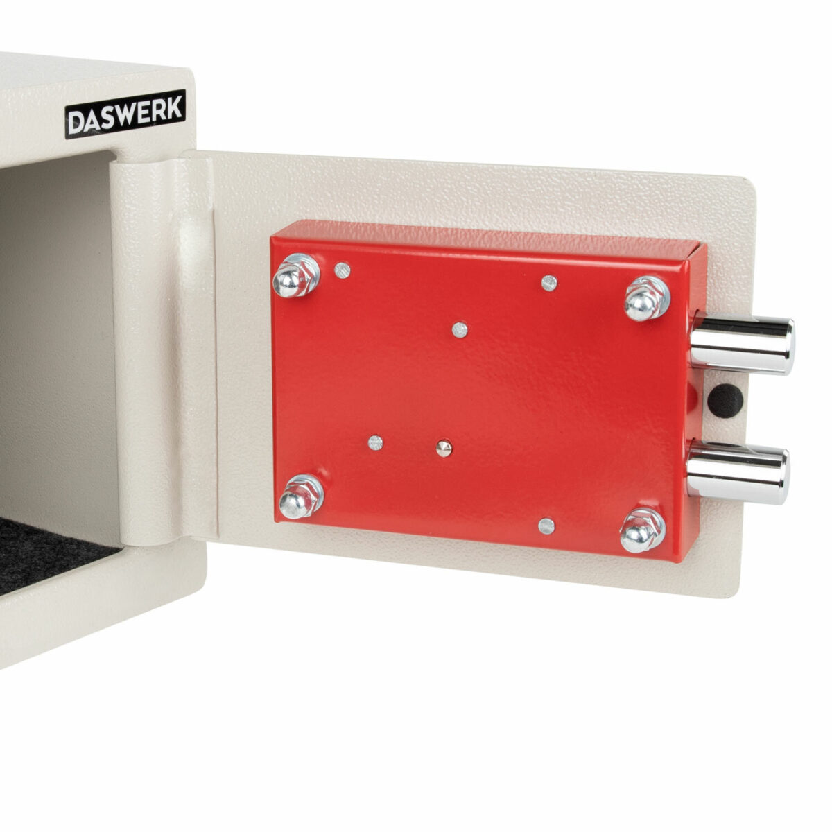 Сейф мебельный DASWERK (ДАСВЕРК) SC-170KL (170х230х170 мм), ключевой замок, бежевый, 291339 — изображение 6