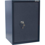 Сейф BRABIX "КМ-620Т", 620х430х375 мм, 35 кг, ключевой замок + полка, трейзер, крепление к стене, 291167 — изображение 2