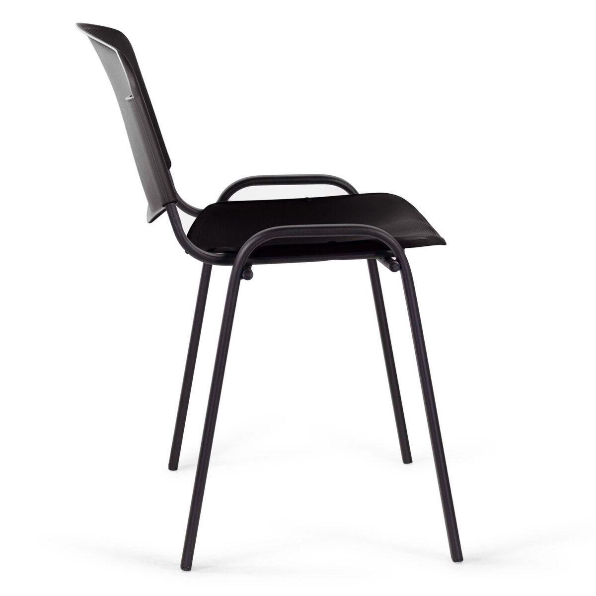 Стул STAFF "Iso Plast CF-009", черный каркас, пластик черный, 532569 — изображение 4