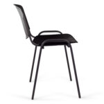 Стул STAFF "Iso Plast CF-009", черный каркас, пластик черный, 532569 — изображение 4