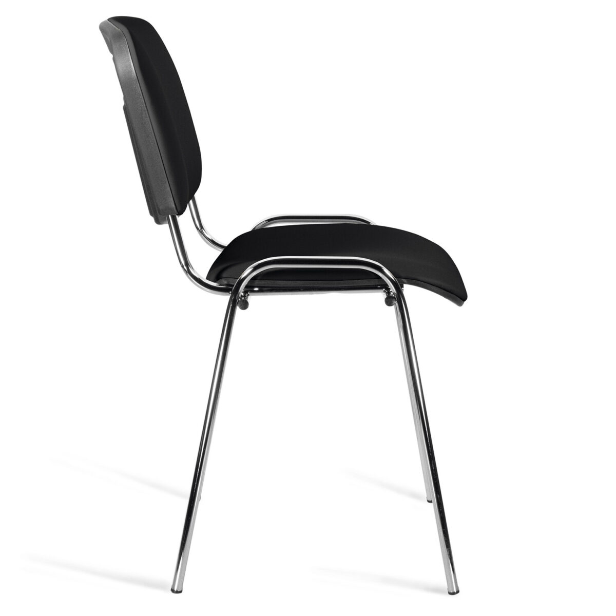 Стул STAFF "Iso Lite CF-008", хром, кожзам черный (Z-11), 532567 — изображение 2