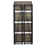 Стеллаж на металлокаркасе BRABIX "LOFT SH-001", 600х300х1250 мм, складной, цвет дуб антик, 641229 — изображение 12