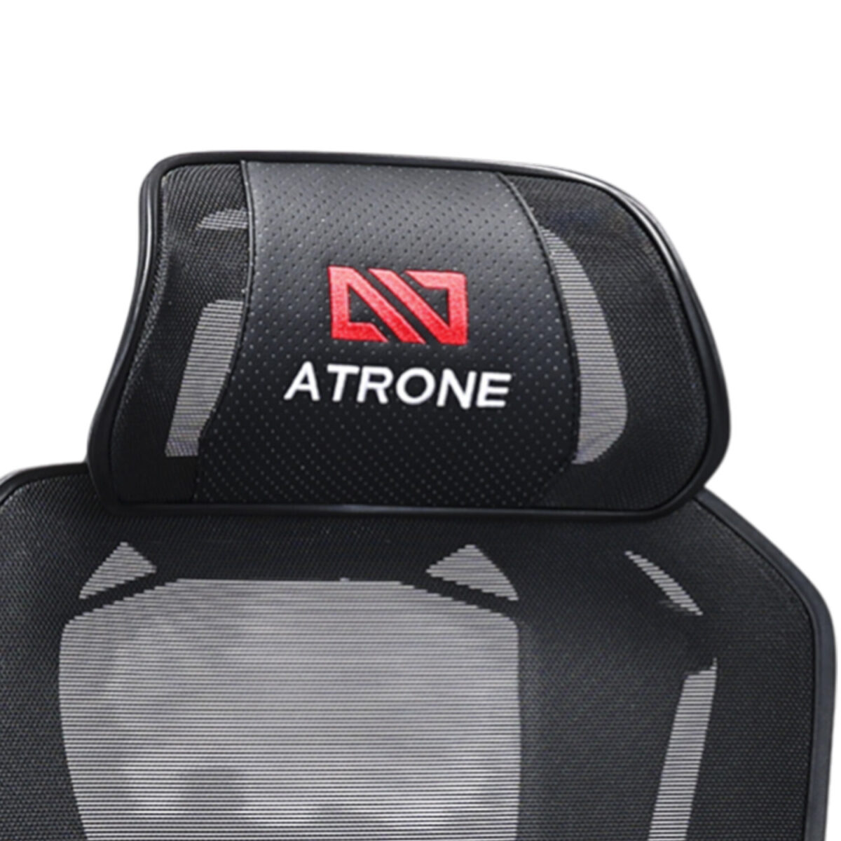 Кресло ATRONE (АТРОН) "Optimus ER-707", адаптивный механизм со слайдером, сетка, черный/красный, 532968 — изображение 9