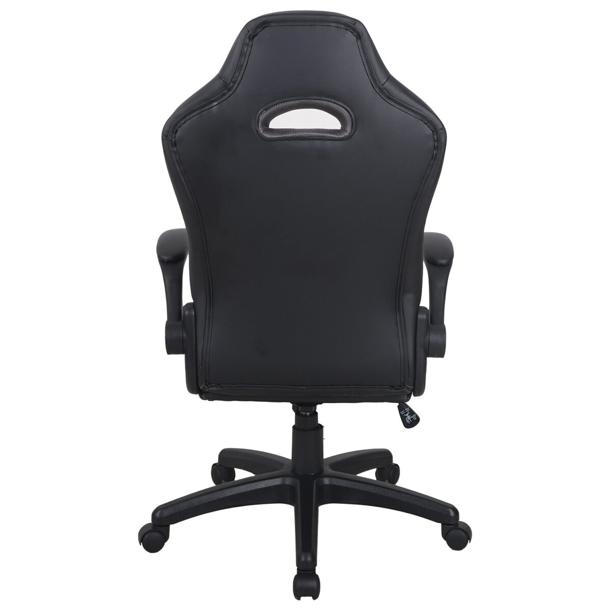 Кресло компьютерное BRABIX "Skill GM-005", откидные подлокотники, экокожа, черное/желтое, 532494 — изображение 3