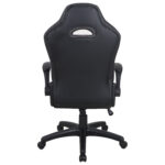 Кресло компьютерное BRABIX "Skill GM-005", откидные подлокотники, экокожа, черное/желтое, 532494 — изображение 3