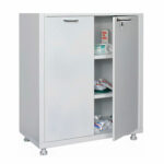 Шкаф медицинский 2-створчатый HILFE "МД 2 1780/SG" 1850х800х400 мм, стекло, белый, S26199205509 — изображение 3