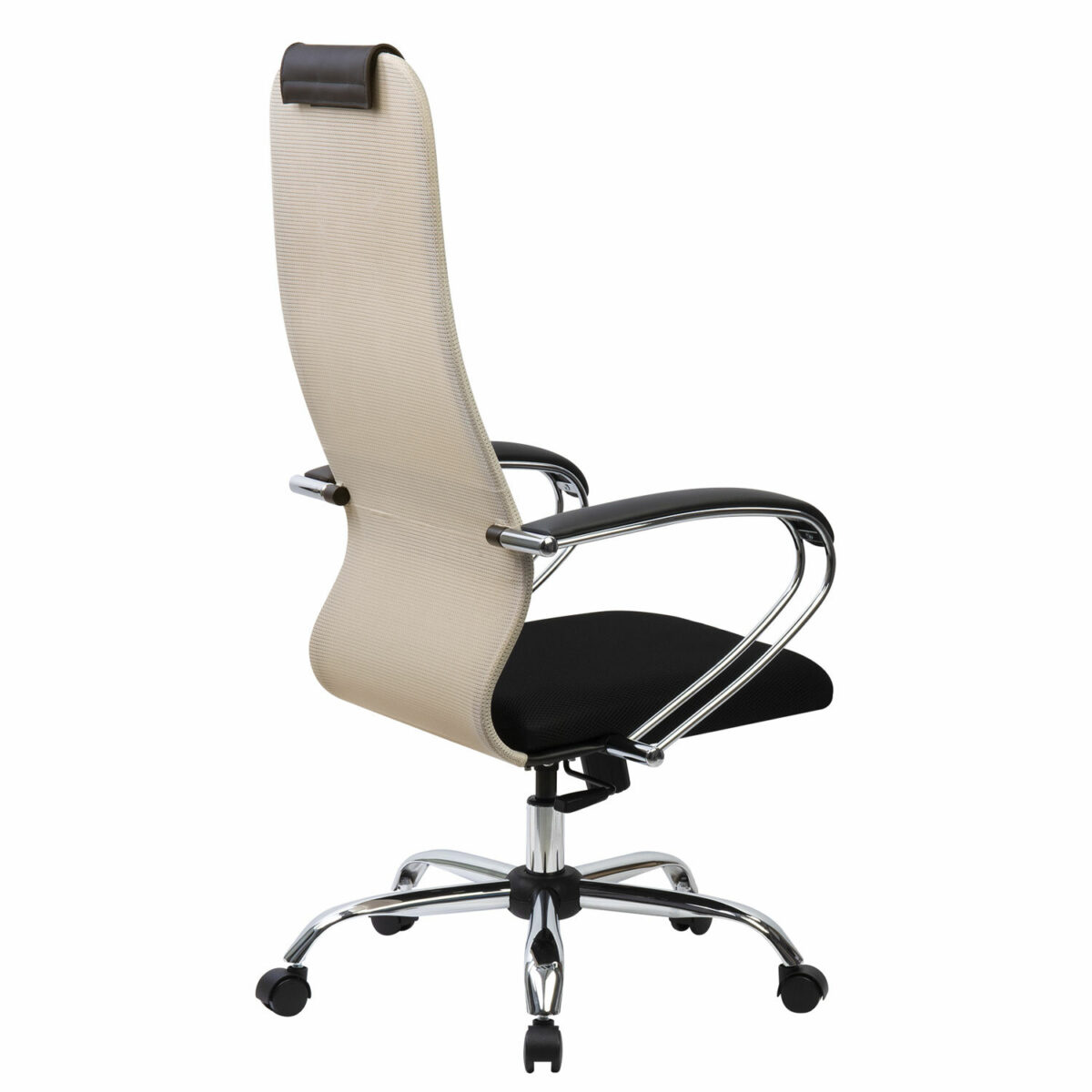 Кресло офисное BRABIX PREMIUM "Ultimate EX-800" хром, плотная двойная сетка Х2, черное/бежевое, 532913 — изображение 8