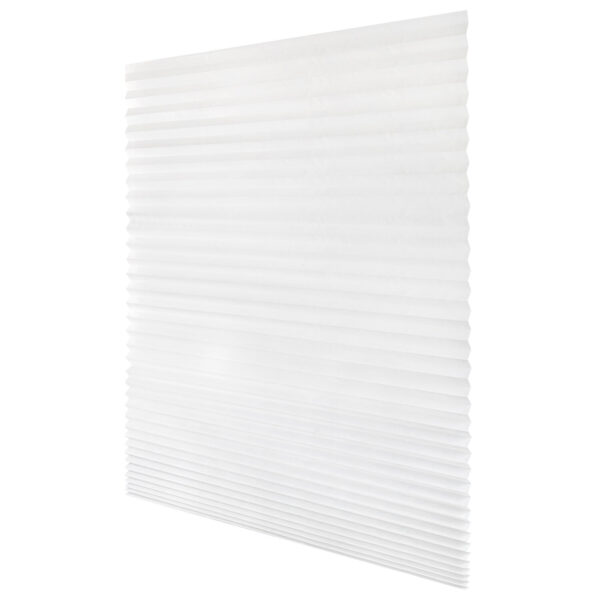 Жалюзи-плиссе, штора тканевая самоклеящаяся BRABIX, 120х180 см, "СТАНДАРТ+", 80 г/м2, цвет белый, 1 шт., 700010