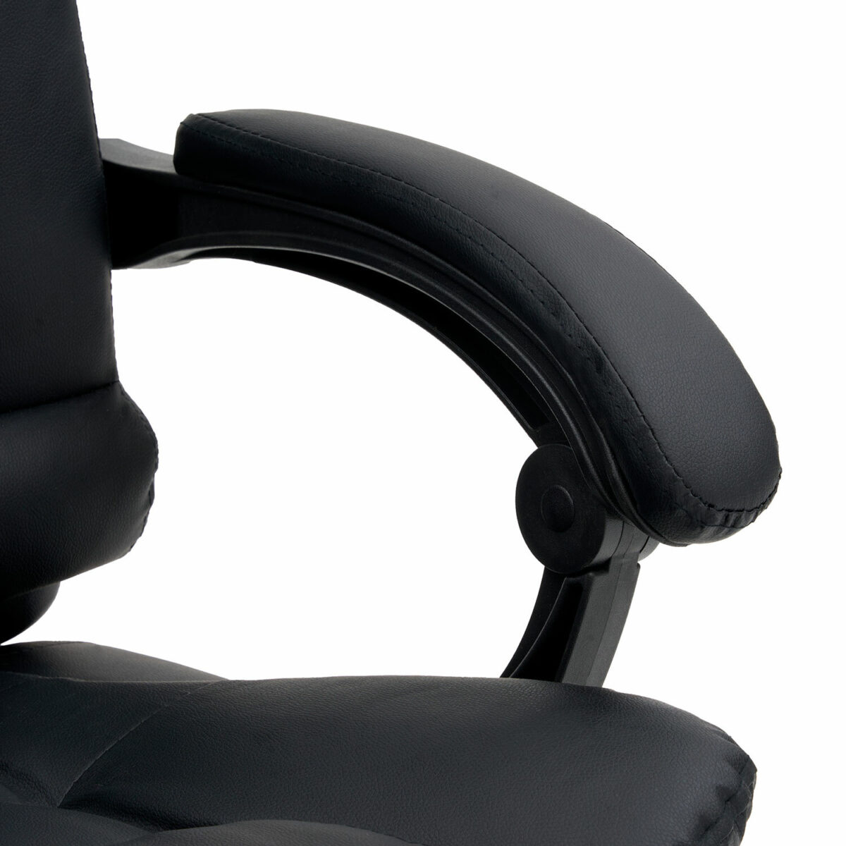 Кресло офисное CROMEX (КРОМЕКС) "Lounge MS-007", подножка, 6 массажных модулей, экокожа, черное, 532960 — изображение 16