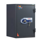 Сейф огневзломостойкий VALBERG "Гарант-67Т", 670х440х440 мм, 99 кг, ключевой замок, крепление к полу — изображение 2