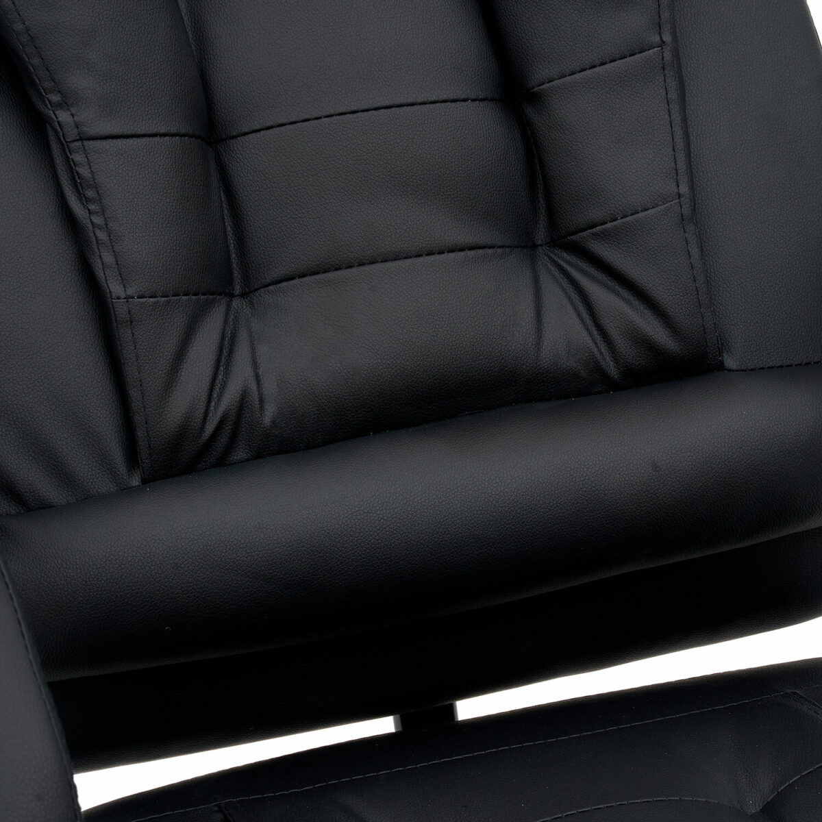 Кресло офисное CROMEX (КРОМЕКС) "Chill MS-005", с функцией вибромассажа, подножка, экокожа, черное, 532958 — изображение 11