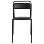 Стул для посетителей "Аскона", черный каркас, кожзаменитель черный, СМ 7/7-02 К-01 — изображение 2