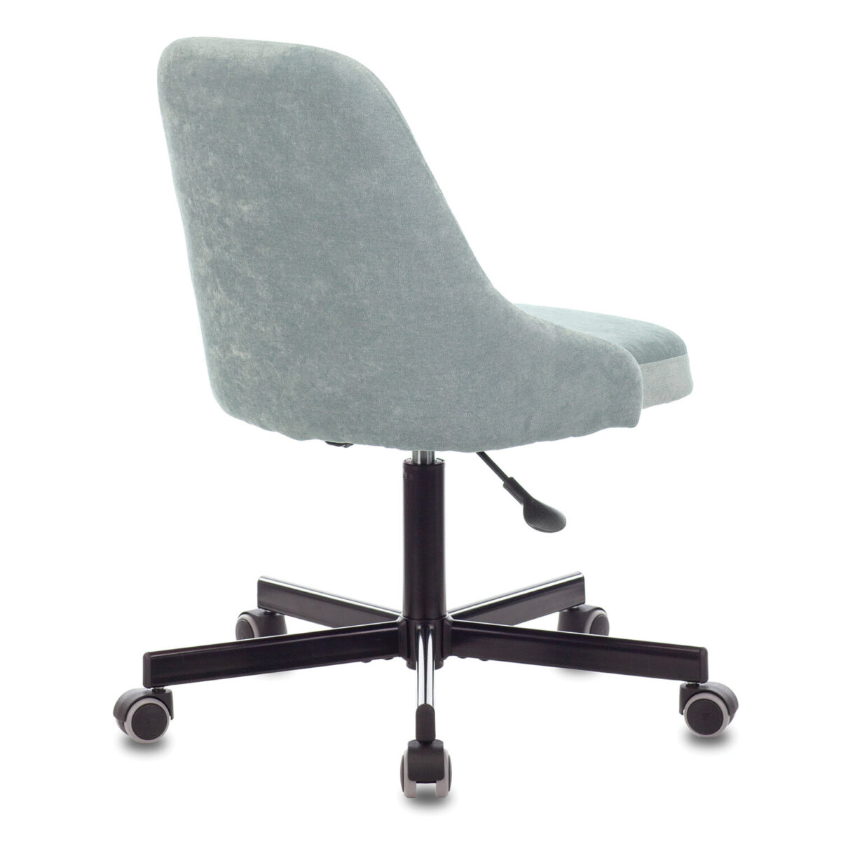 Кресло CH-340M, пятилучие металлическое, ткань, серо-голубое, 1398209 — изображение 5