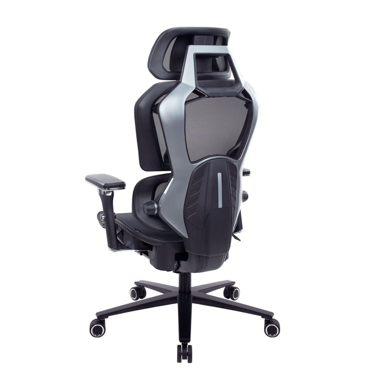 Кресло ATRONE (АТРОН) "Optimus ER-707", адаптивный механизм со слайдером, сетка, черный/серый, 532967 — изображение 6