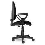 Кресло BRABIX "Prestige Ergo MG-311", регулируемая эргономичная спинка, кожзам, черное, 531877 — изображение 3