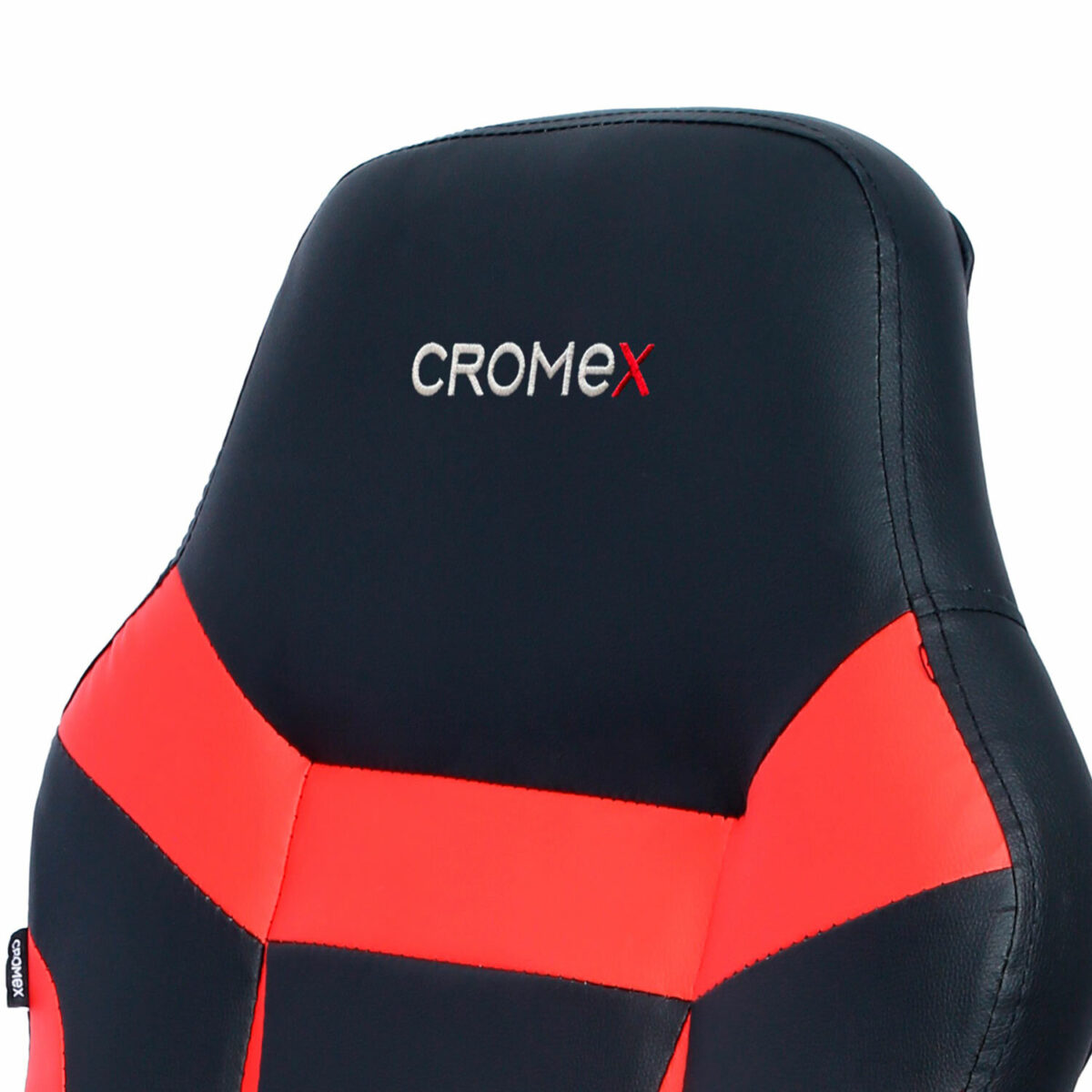 Кресло компьютерное CROMEX (КРОМЕКС) "Start GM-105", две подушки, экокожа, черное/красное, 532957 — изображение 12