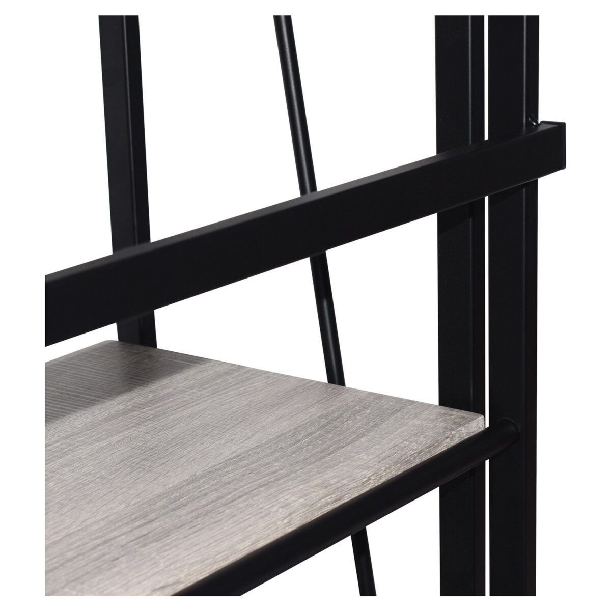 Стеллаж на металлокаркасе BRABIX "LOFT SH-001", 600х300х1250 мм, складной, цвет дуб антик, 641229 — изображение 5