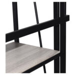 Стеллаж на металлокаркасе BRABIX "LOFT SH-001", 600х300х1250 мм, складной, цвет дуб антик, 641229 — изображение 5