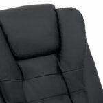 Кресло офисное CROMEX (КРОМЕКС) "Lounge MS-007", подножка, 6 массажных модулей, экокожа, черное, 532960 — изображение 12