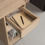 Стол письменный/компьютерный BRABIX "Scandi CD-017", 900х450х750 мм, 2 ящика, дуб сонома, 641895, ЦБ013706-2 — изображение 6