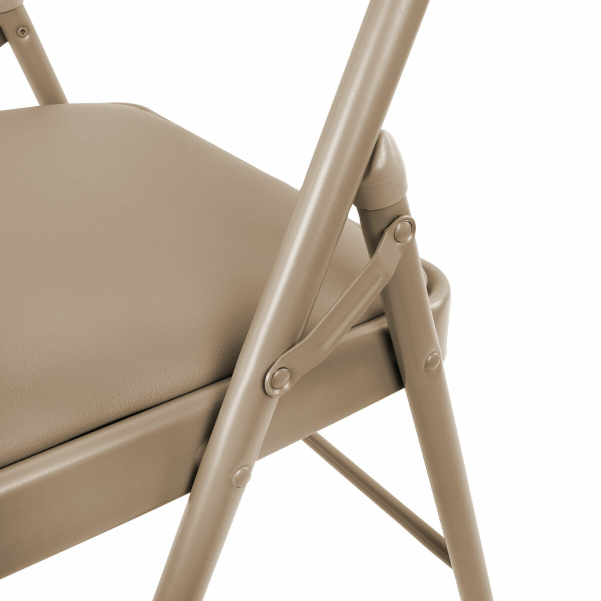 Стул складной BRABIX "Golf Plus CF-003 Комфорт", бежевый каркас, кожзам бежевый, 531567 — изображение 11