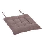 Подушка на стул "РОГОЖКА", 40x40 см, полиэстер, коричневая, PRIMILA (ПРИМИЛА) LUX, 700501