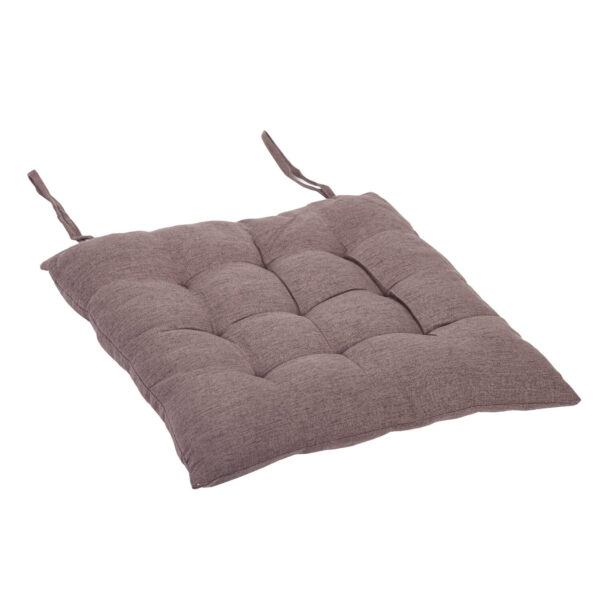 Подушка на стул "РОГОЖКА", 40x40 см, полиэстер, коричневая, PRIMILA (ПРИМИЛА) LUX, 700501