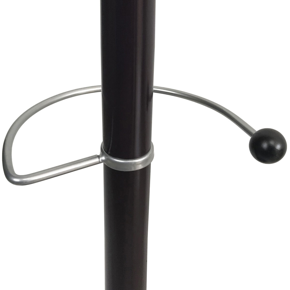 Вешалка-стойка BRABIX "CR-870" на мраморном диске, металл, 5+3 крючка, цвет коричневый, 606436 — изображение 4