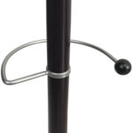 Вешалка-стойка BRABIX "CR-870" на мраморном диске, металл, 5+3 крючка, цвет коричневый, 606436 — изображение 4