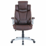 Кресло BRABIX PREMIUM "Phantom EX-553", рециклированная кожа, регулируемый подголовник, коричневое, 532941 — изображение 6