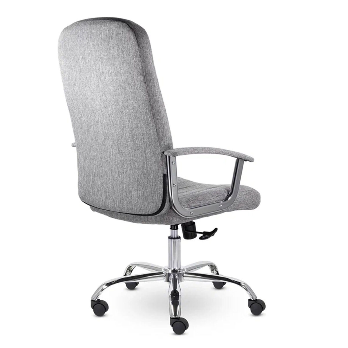 Кресло офисное "Бостон", CH-277, хром, ткань, серый (M-02) — изображение 4