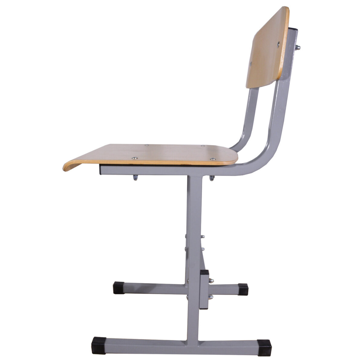 Стул ученический нерегулируемый "Умник", 380х480х800 мм, рост 6, серый каркас — изображение 4