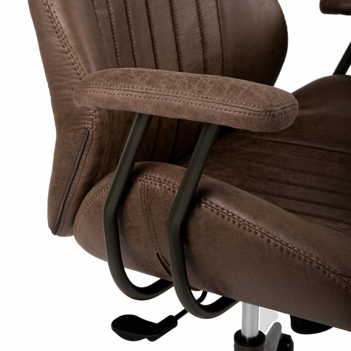 Кресло BRABIX PREMIUM "Arizona EX-573", синхромеханизм, искусственная замша, коричневый, 532944 — изображение 8