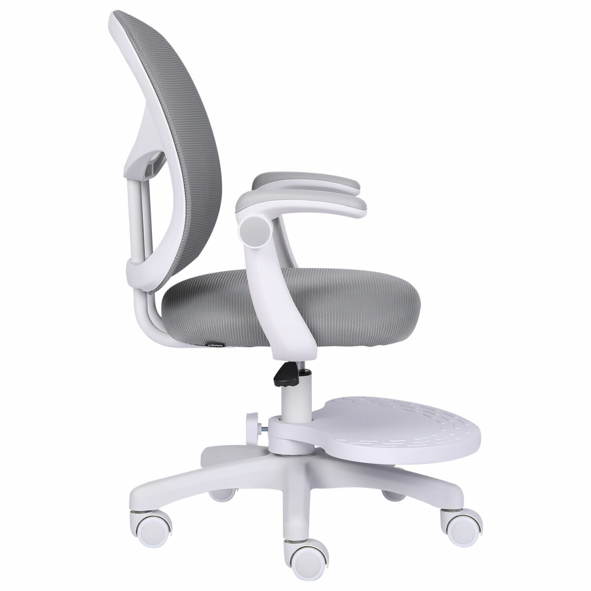 Кресло детское с подставкой для ног BRABIX "Toy MG-205", сетка/ткань TW, серое, 533153 — изображение 5