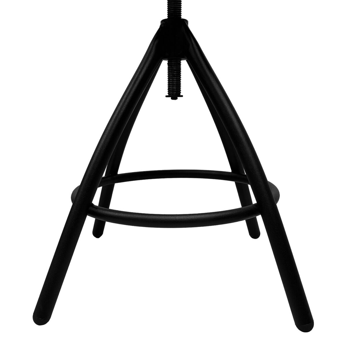 Стул кресло кассира, ресепшен РС61/Д, на винте, без подлокотников, кожзам, черное — изображение 8