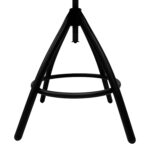 Стул кресло кассира, ресепшен РС61/Д, на винте, без подлокотников, кожзам, черное — изображение 8