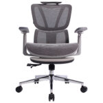 Кресло BRABIX PREMIUM "Evolution ER-700", подножка, слайдер, синхромеханизм, сетка, серое, 532948 — изображение 10