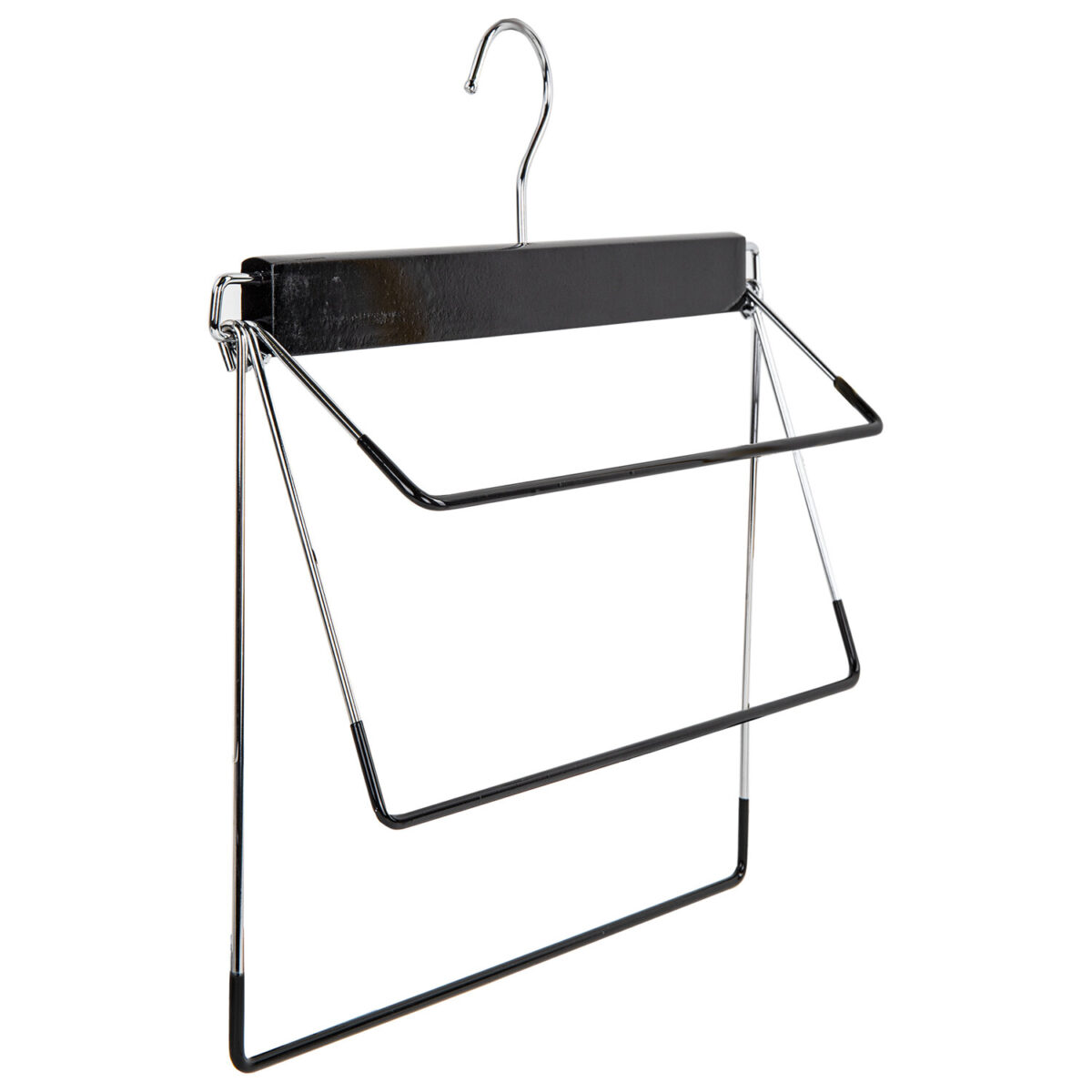 Вешалка-плечики качели 3 секции, металлическая, для юбок и брюк, ПВХ-покрытие, BRABIX, 607473 — изображение 7