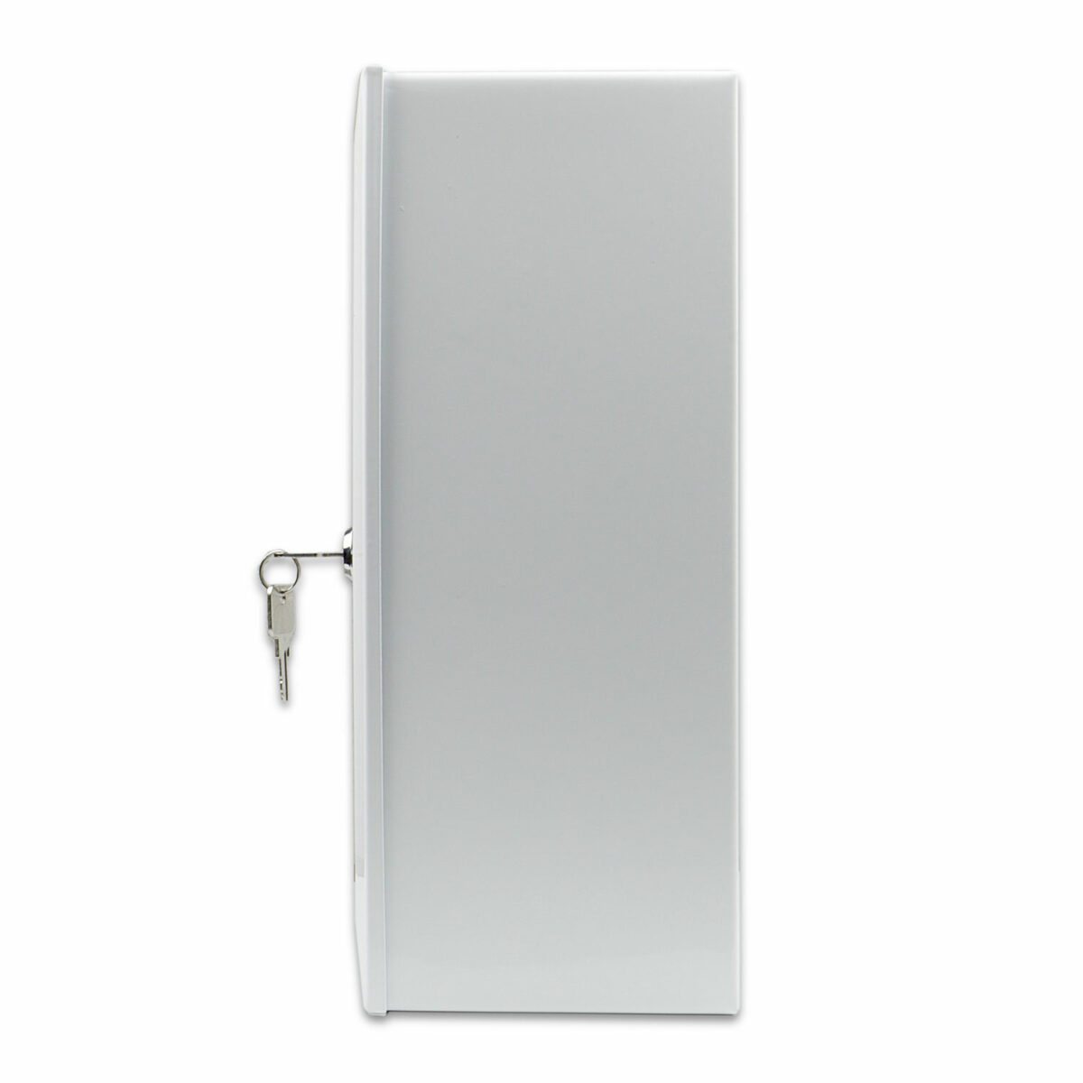 Шкафчик-аптечка металлический "Призма", навесной, 2 полки, ключевой замок, 330x280x140 мм — изображение 4