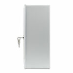 Шкафчик-аптечка металлический "Призма", навесной, 2 полки, ключевой замок, 330x280x140 мм — изображение 4