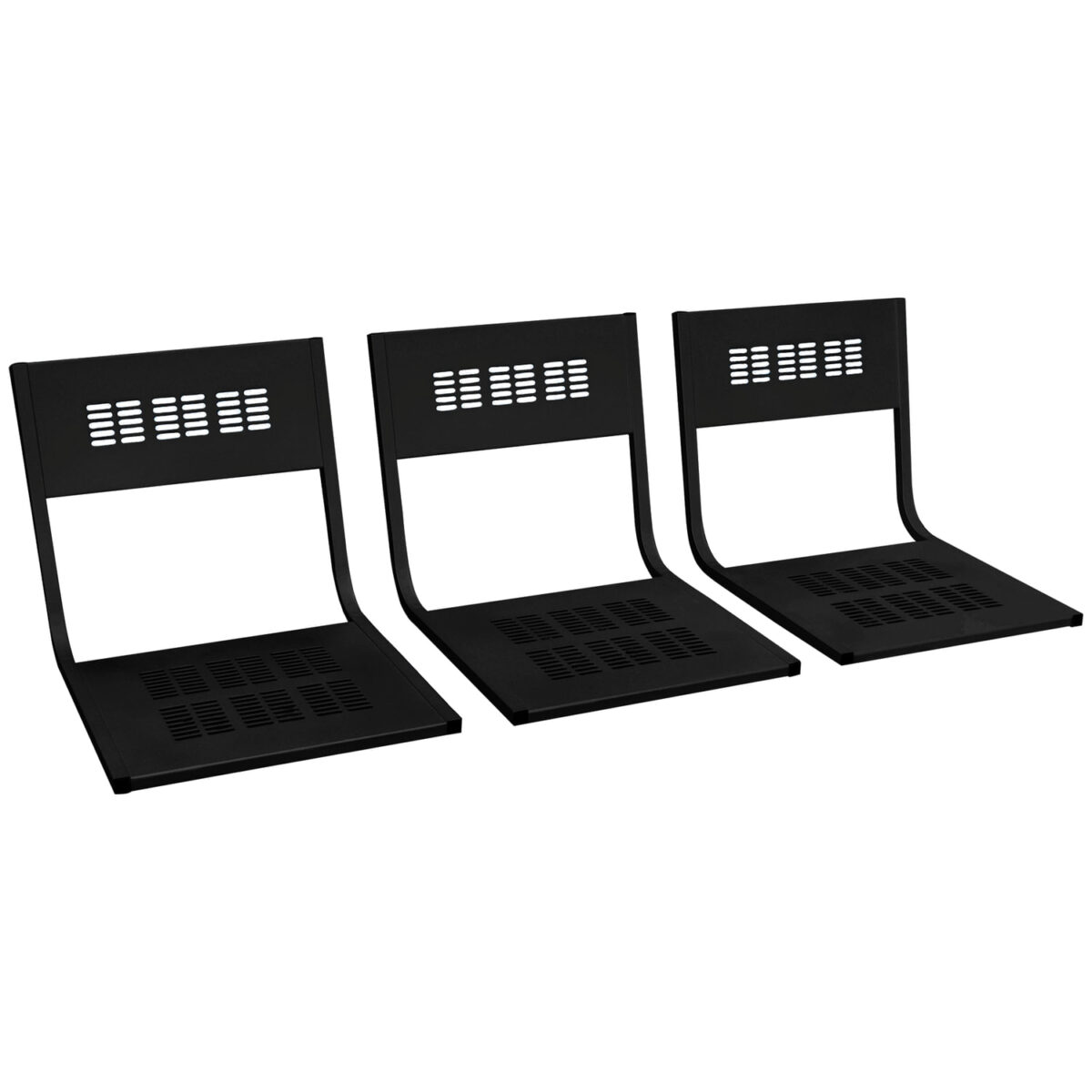 Сиденья для кресла "М-стайл", КОМПЛЕКТ 3шт., цвет черный — изображение 1