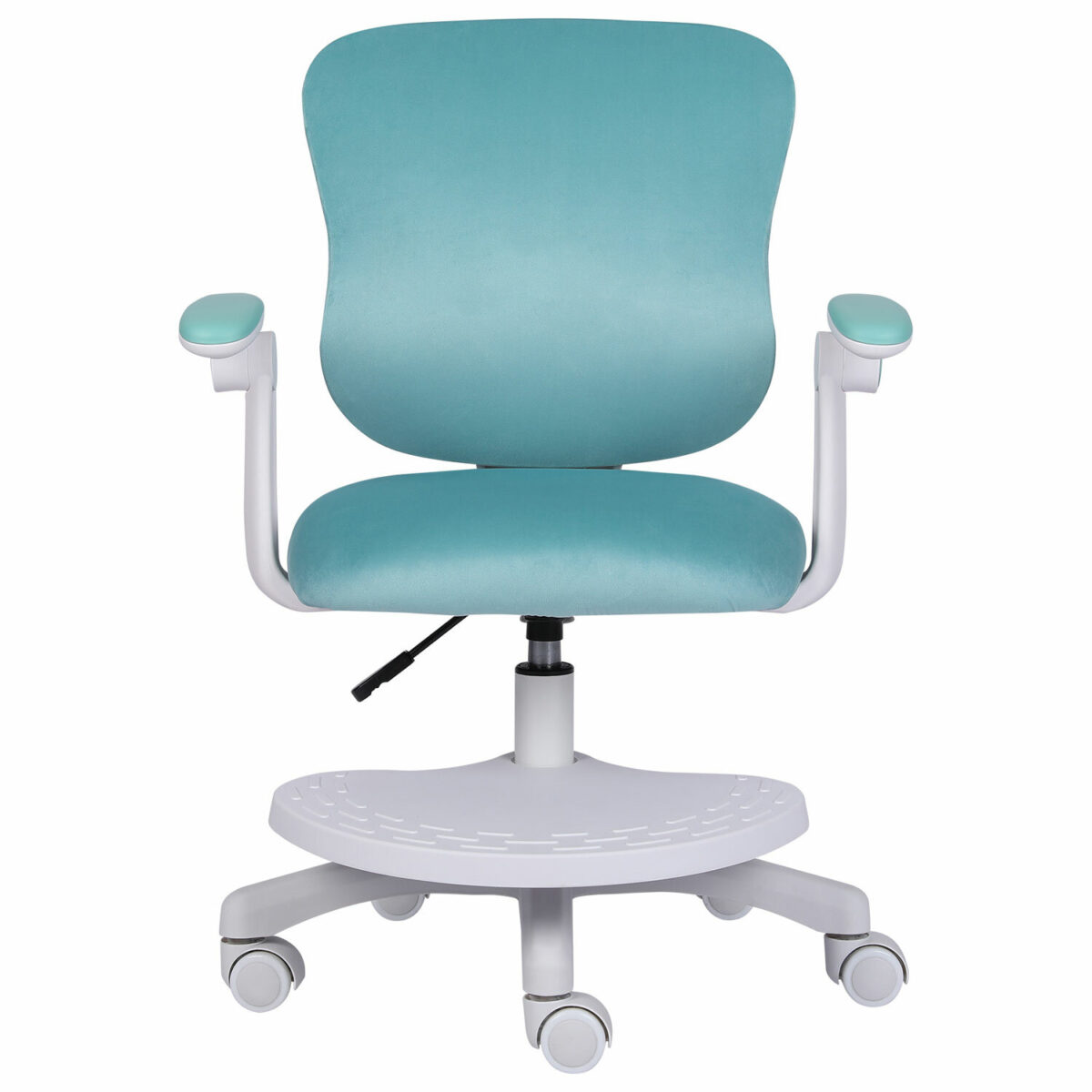 Кресло детское с подставкой для ног BRABIX "Sky MG-206", велюр, голубое, 533155 — изображение 2