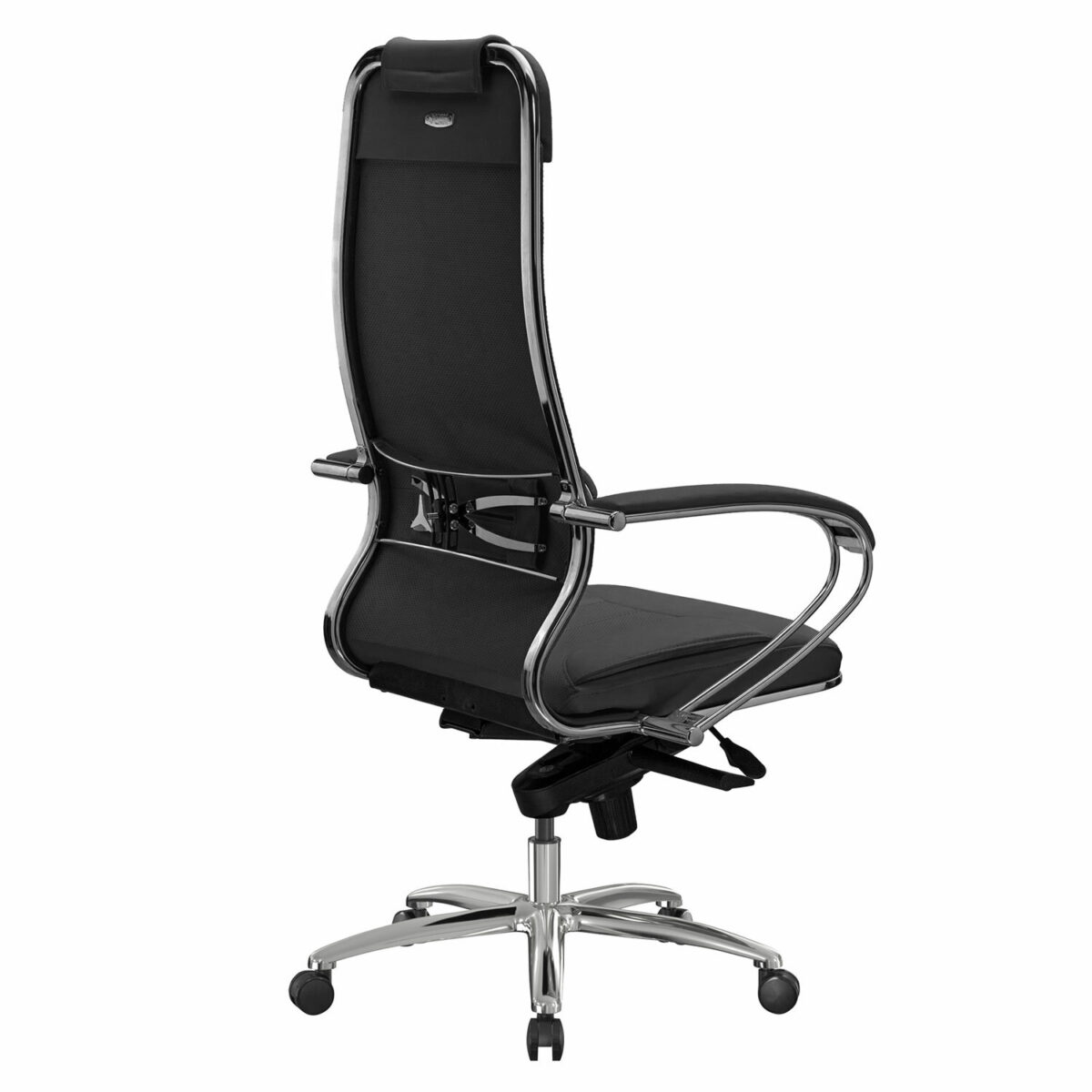 Кресло офисное МЕТТА "SAMURAI" KL-1, экокожа, черное — изображение 6