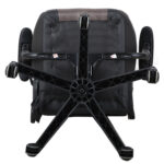 Кресло компьютерное BRABIX "GT Racer GM-100", две подушки, ткань, экокожа, черное/коричневое, 531819 — изображение 8