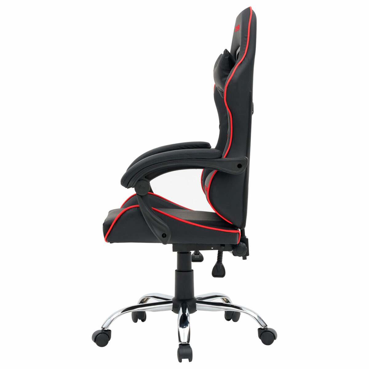 Кресло компьютерное CROMEX (КРОМЕКС) "Joker GM-125", две подушки, экокожа, черное/красное, 532954 — изображение 7