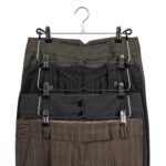 Вешалка-плечики качели, 4 секции, металлическая, с клипсами для юбок и брюк, BRABIX, 607472 — изображение 7