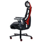 Кресло ATRONE (АТРОН) "Optimus ER-707", адаптивный механизм со слайдером, сетка, черный/красный, 532968 — изображение 5