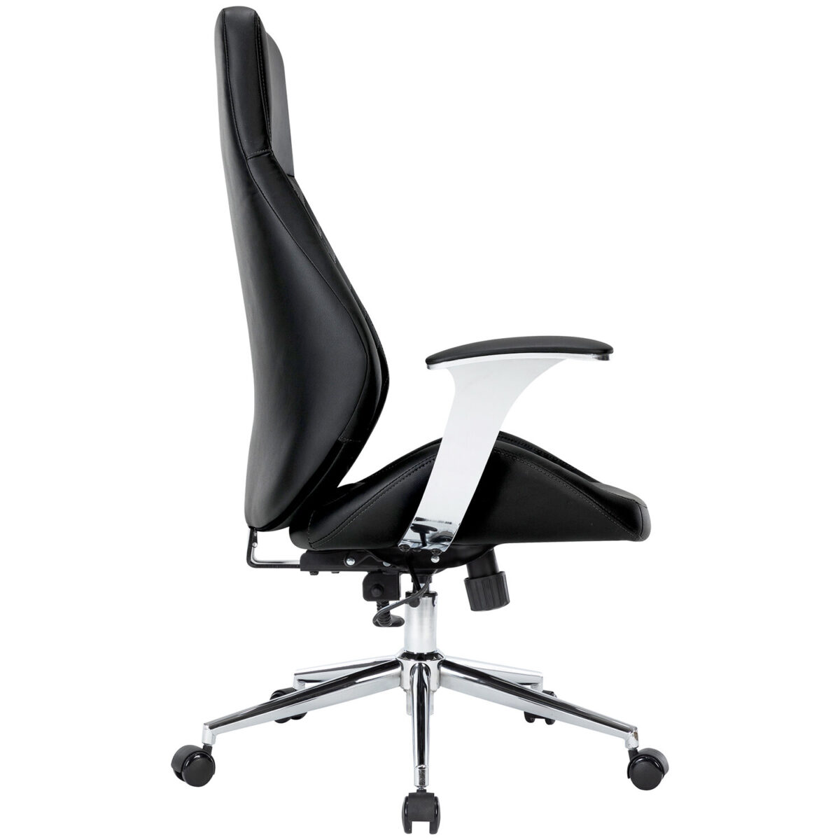 Кресло офисное CHAIRMAN CH 790, хром, эргономичное, экокожа, черное, 7145936 — изображение 4